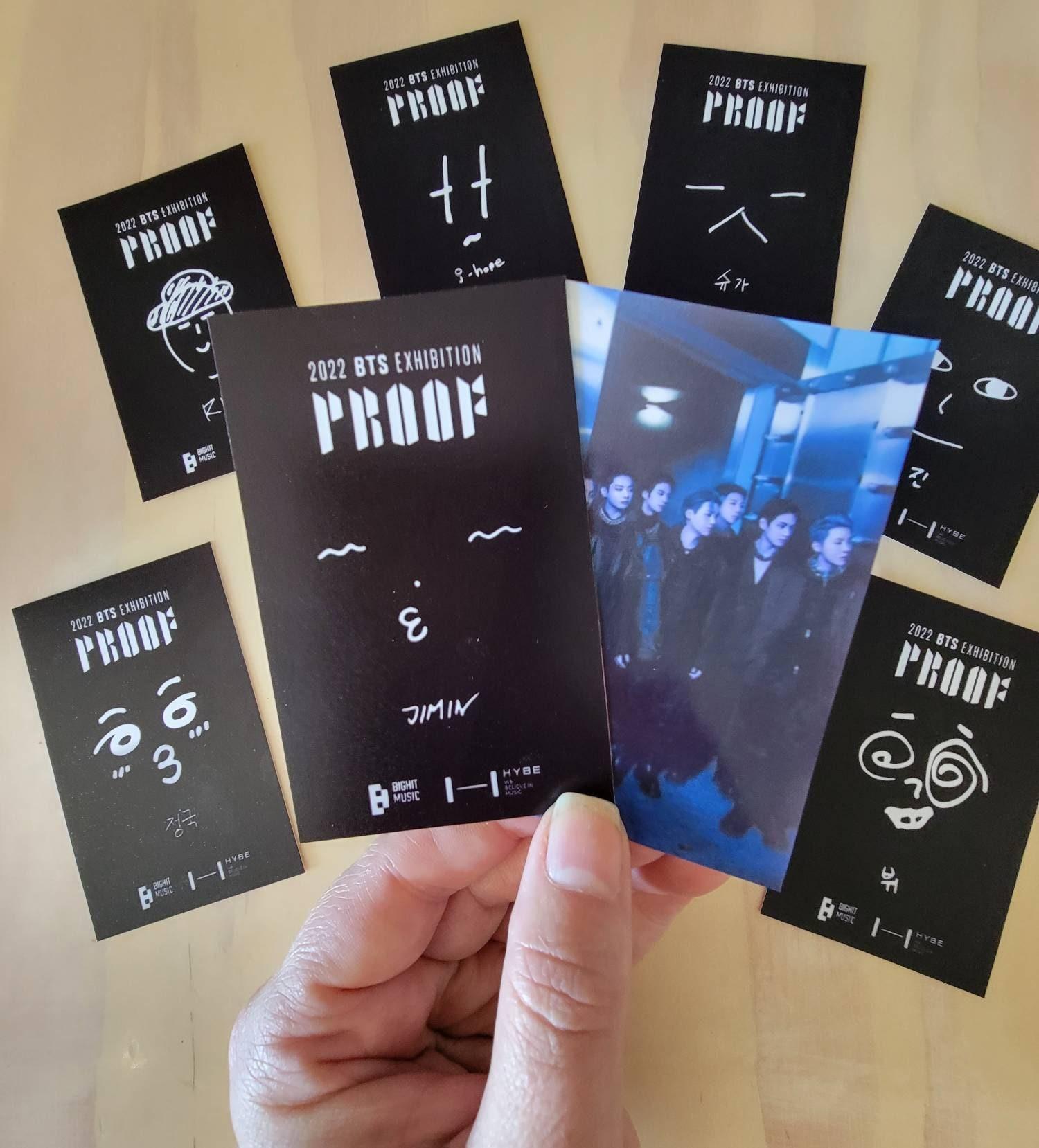 BTS - PROOF EXHIBITION Visitor Only Limited Photocard