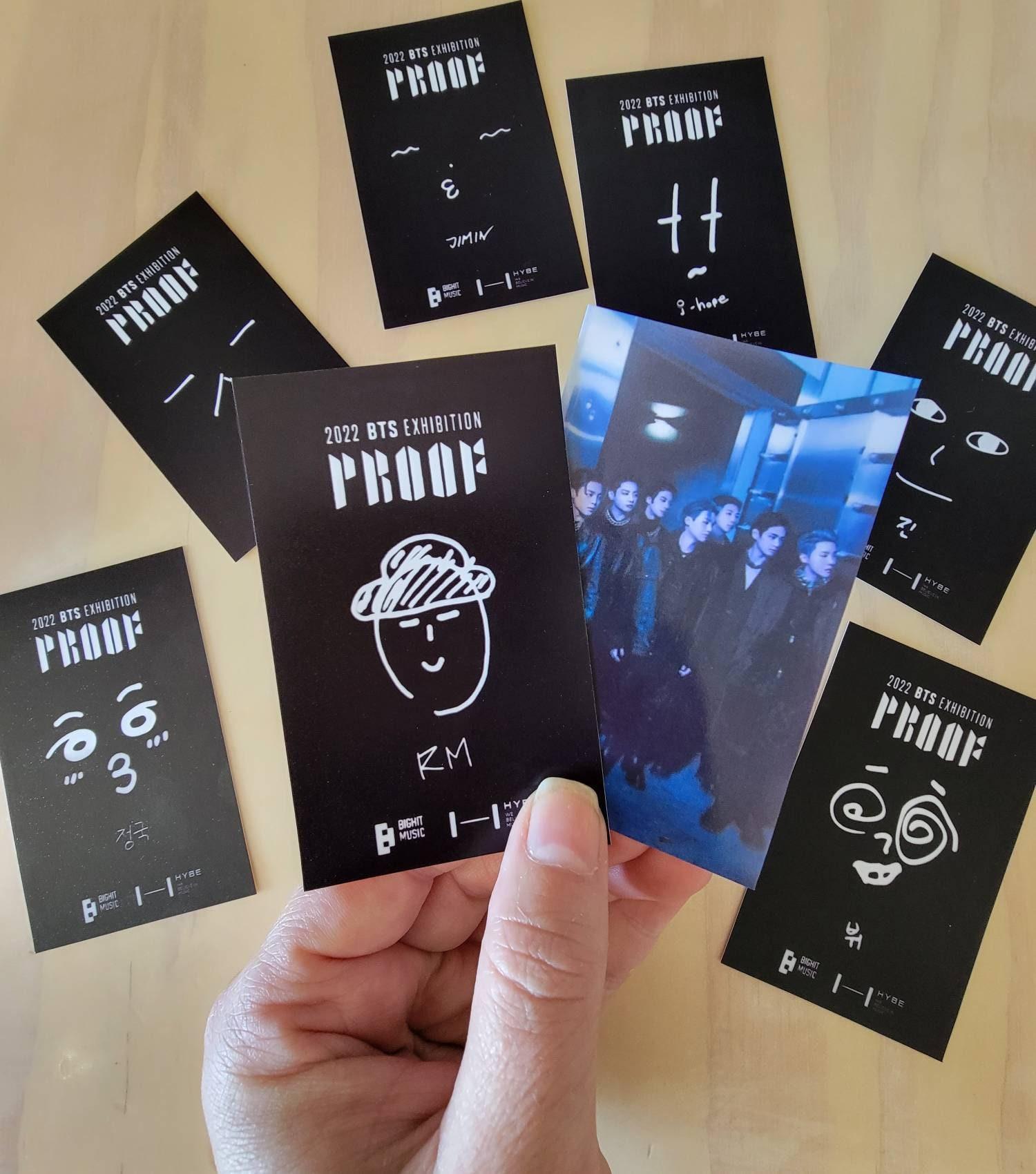 BTS - PROOF EXHIBITION Visitor Only Limited Photocard
