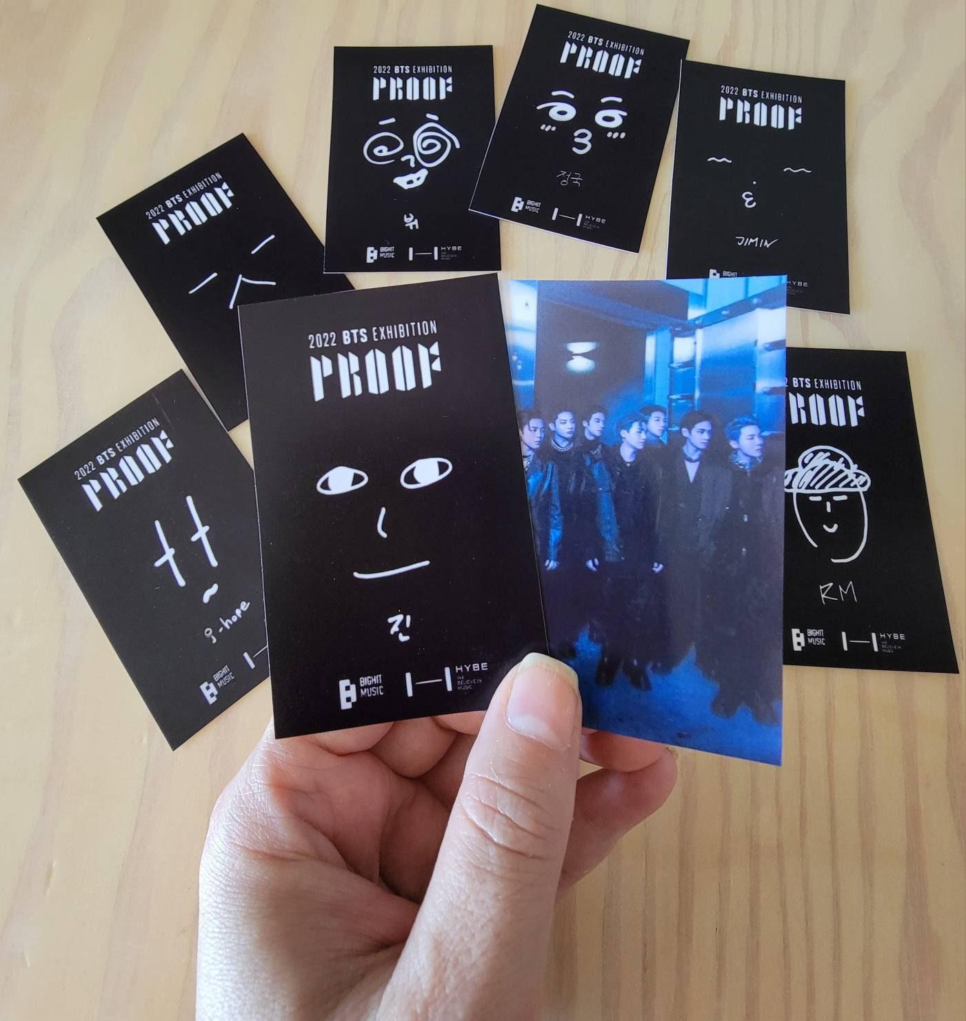 BTS - PROOF EXHIBITION Visitor Only Limited Photocard