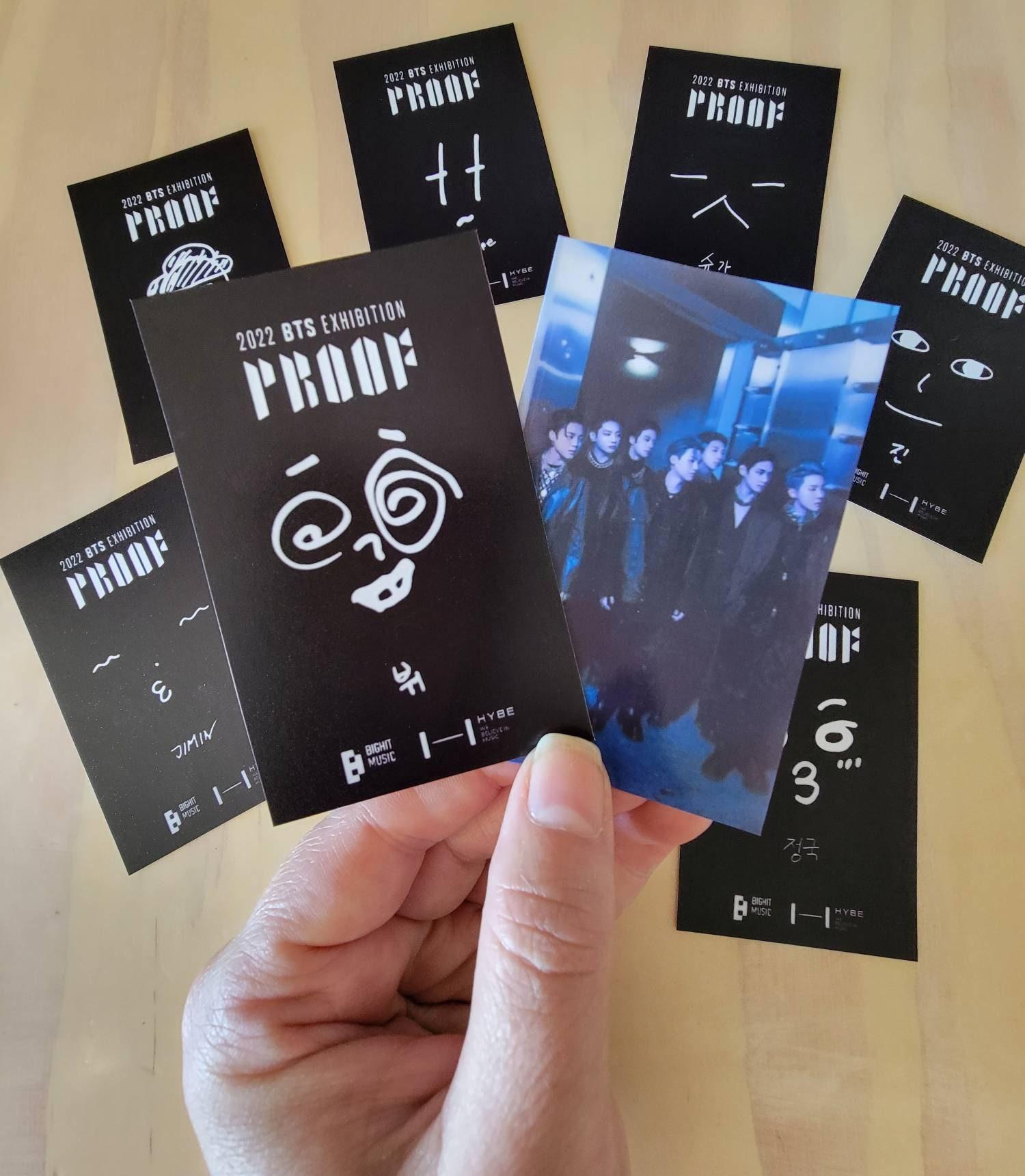 BTS - PROOF EXHIBITION Visitor Only Limited Photocard