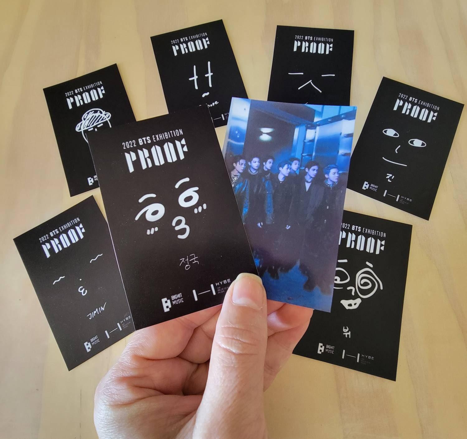 BTS - PROOF EXHIBITION Visitor Only Limited Photocard