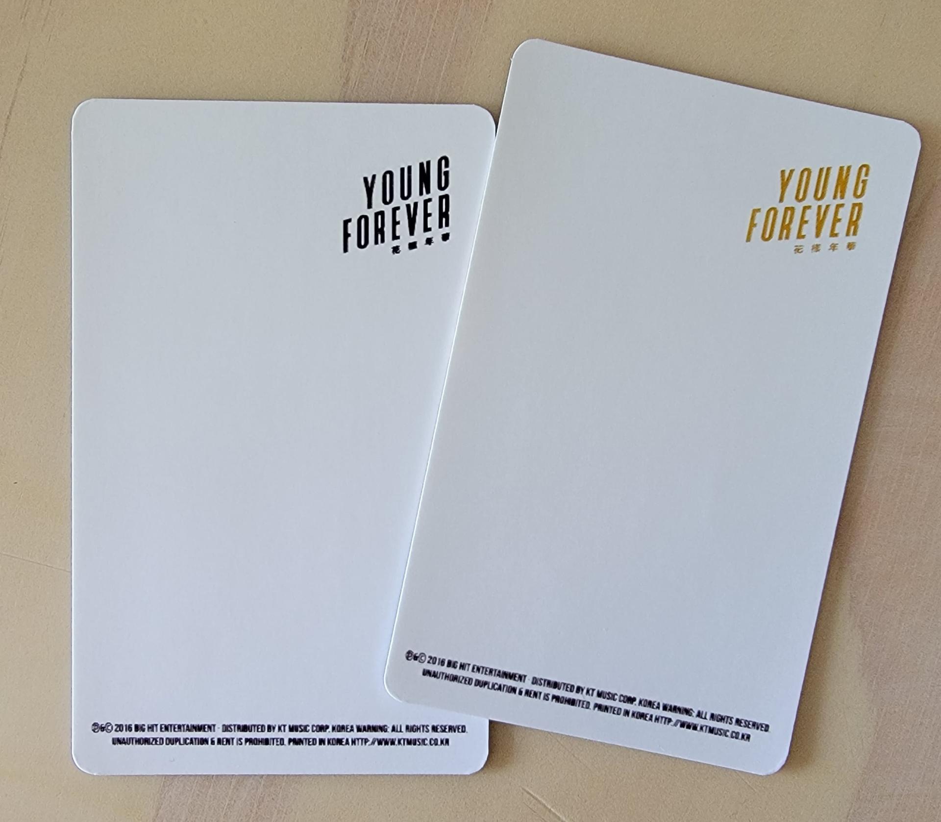 BTS - HYYH Young Forever Day/Night Photo Cards
