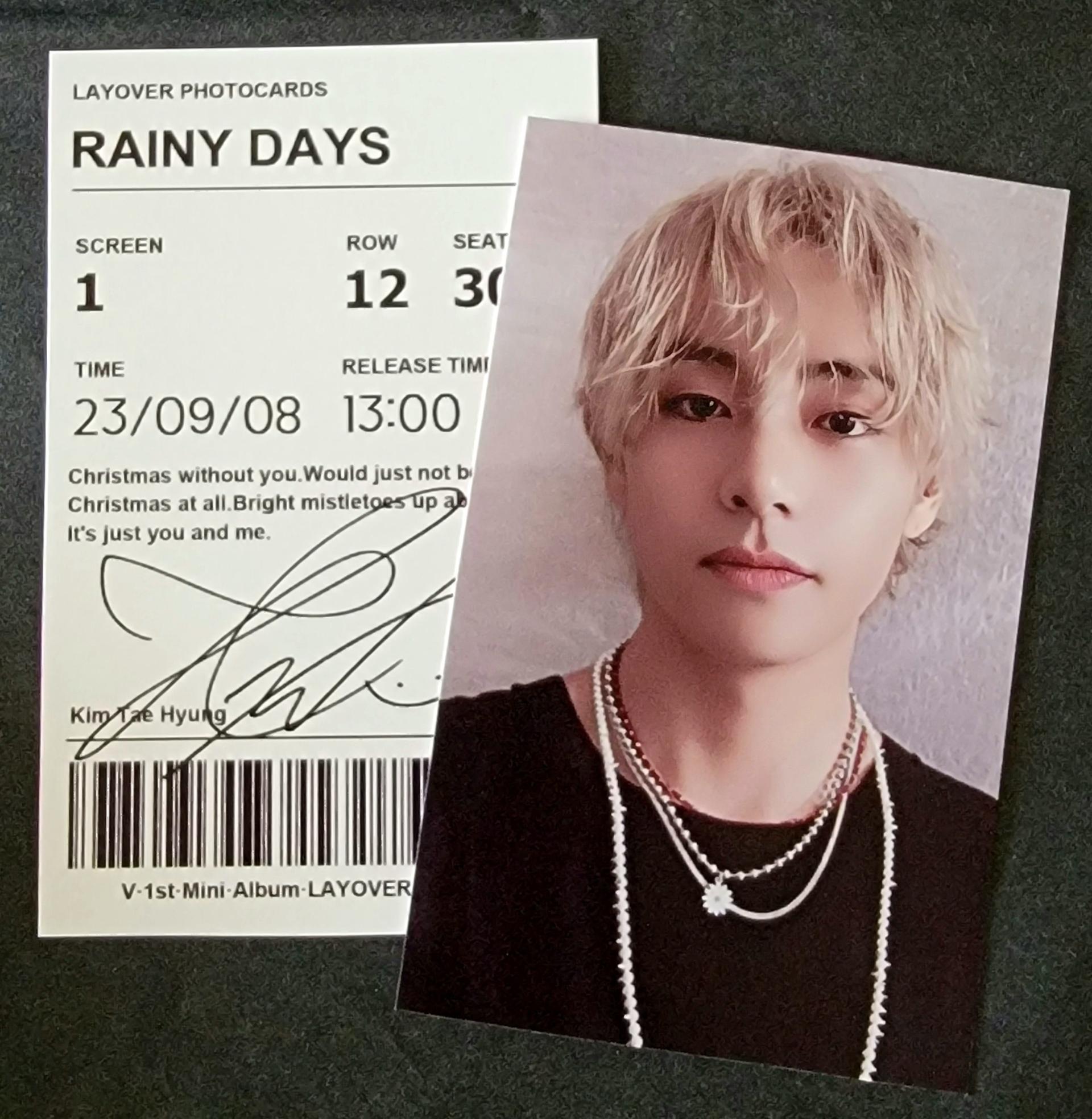 V - Layover : Green Photocard Set