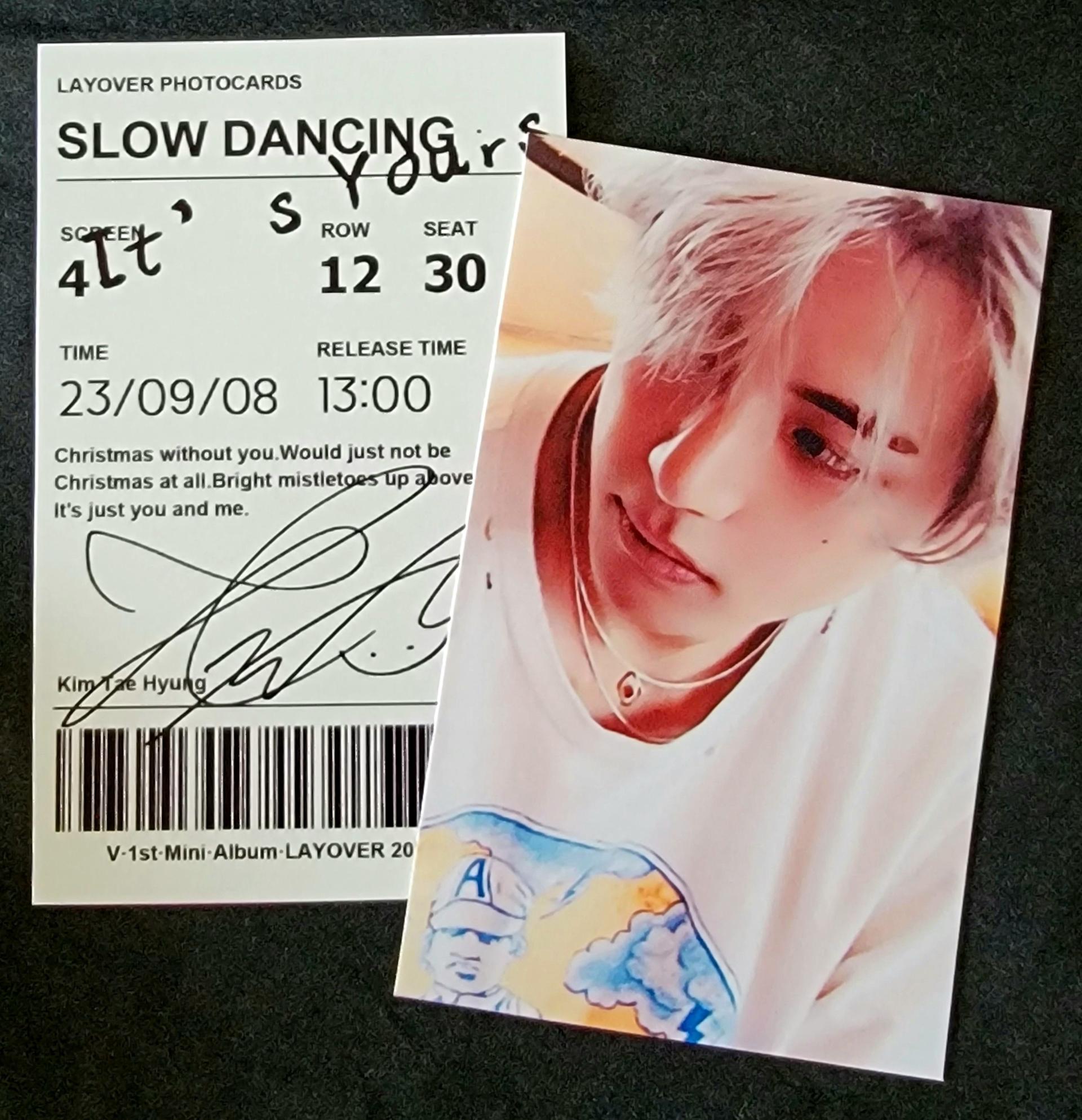V - Layover : Green Photocard Set