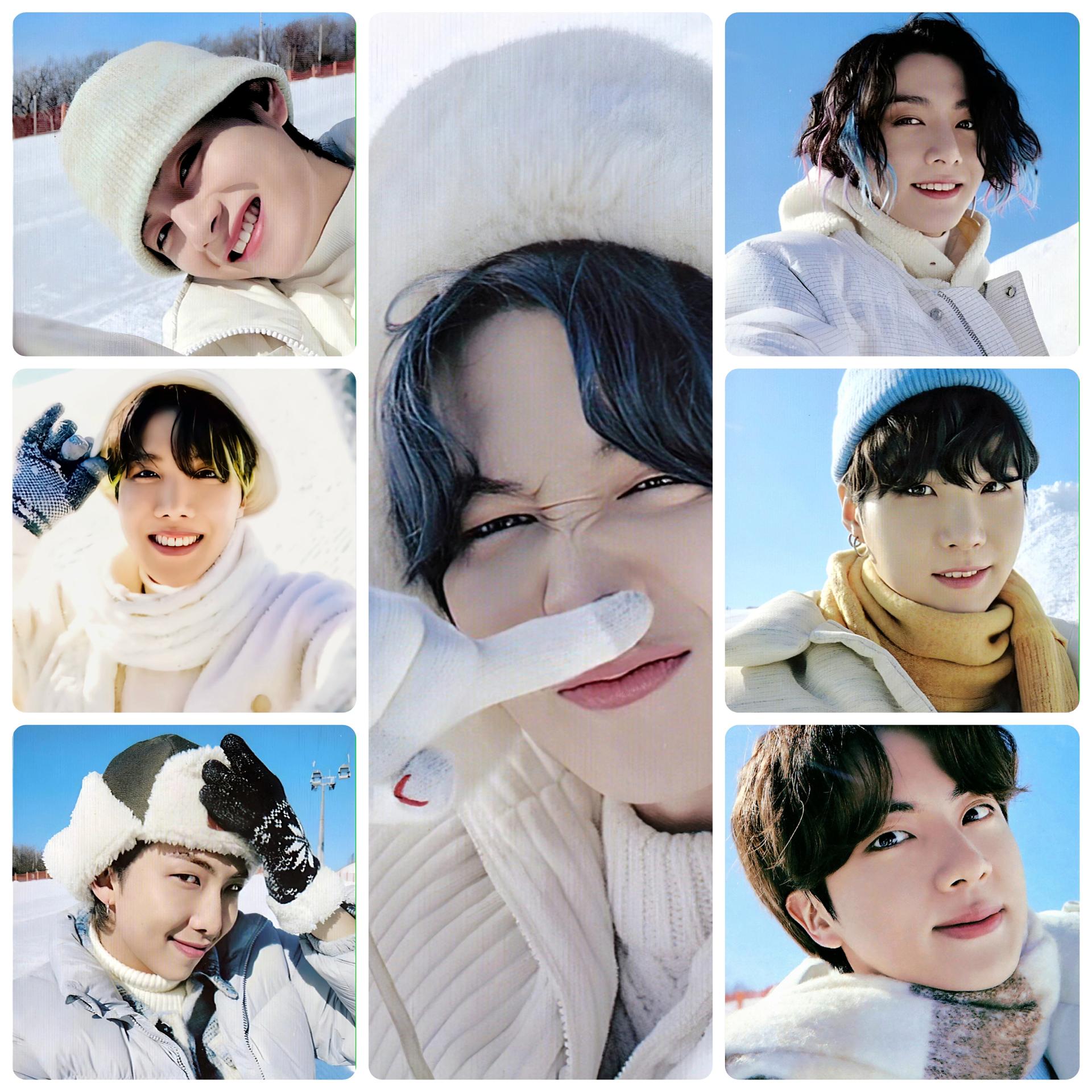 BTS - Winter Package 2021 photo cards