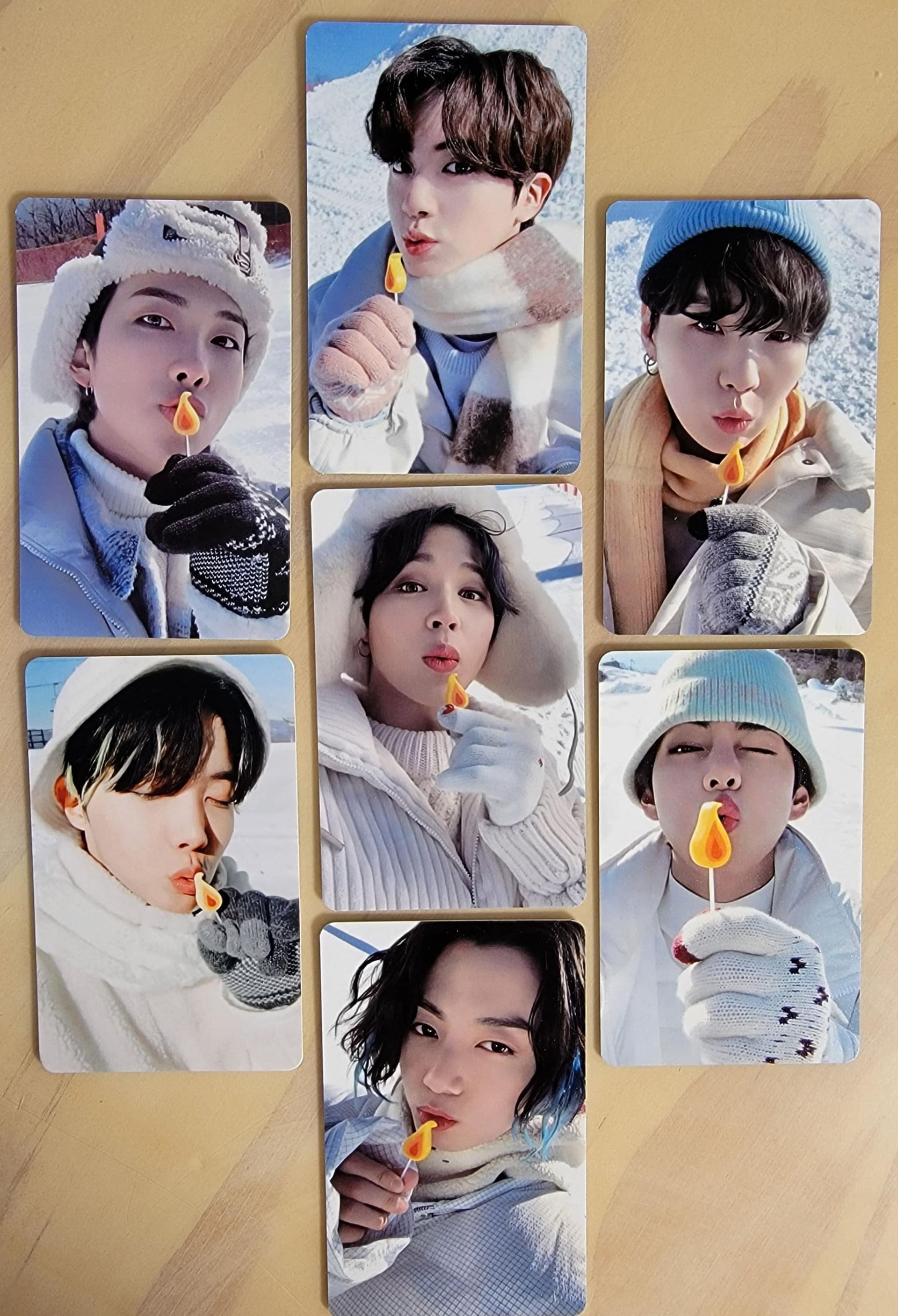 BTS - Winter Package 2021 photo cards