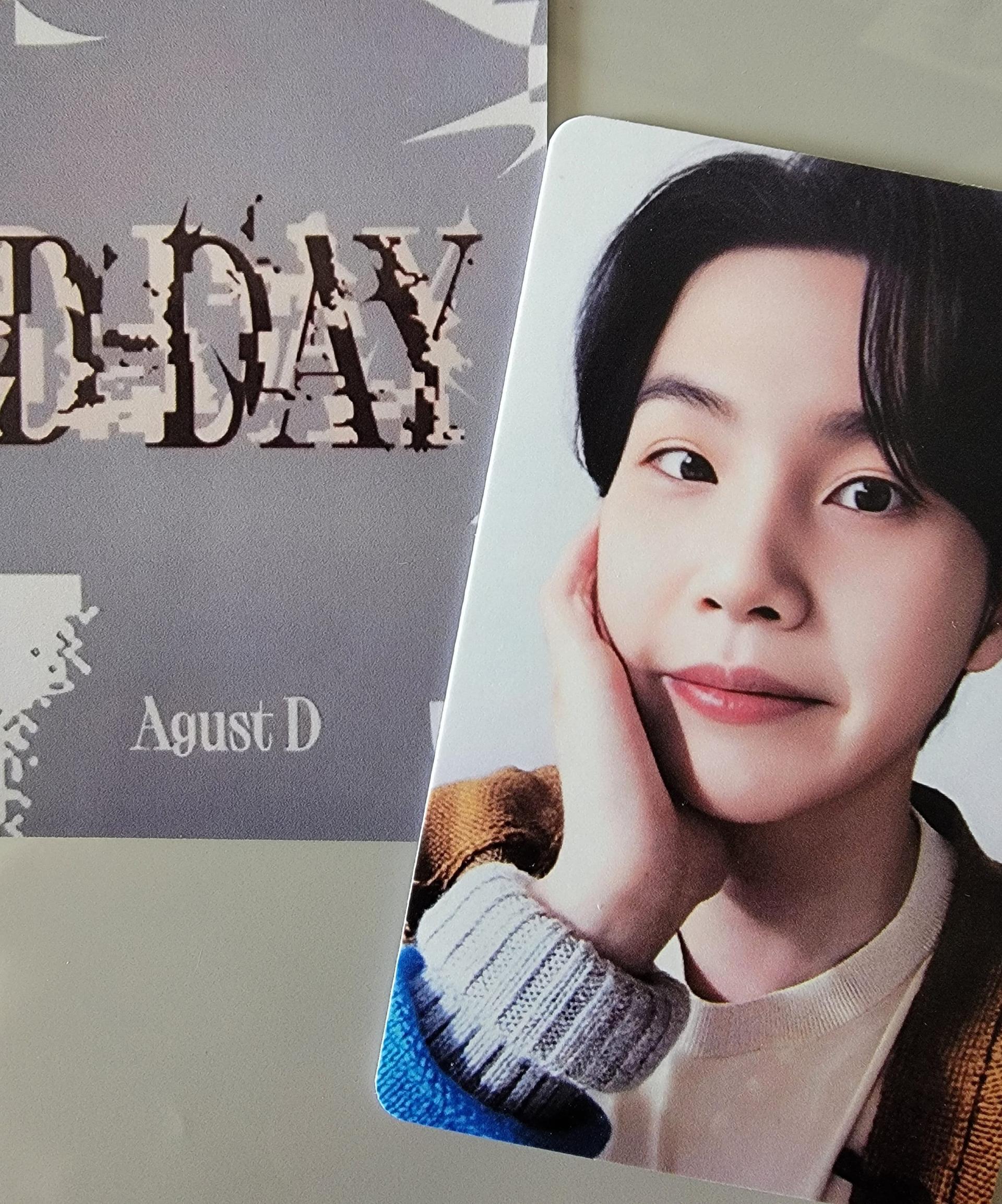 Yoongi : DDay Powerstation Lucky Draw PCs