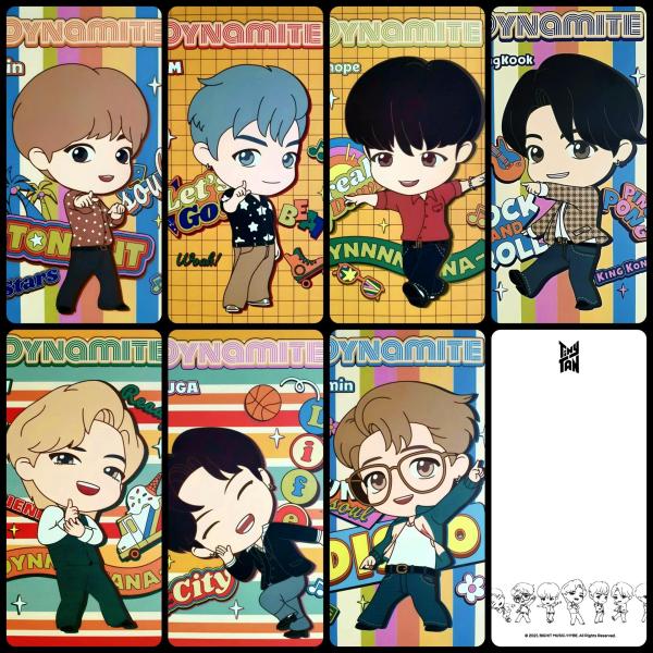 BTS - Tiny Tan Dynamite Postcards