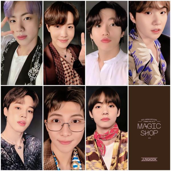 BTS - 5th Muster Clipboard mini Photocards