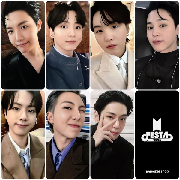 BTS Festa 2025 Media Purchase Benefit Photocard