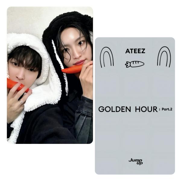 Ateez :  Golden Hour 2 Jump Up Hongjoong/Seonghwa Unit Photocards