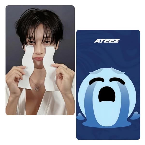 Ateez : Golden Hour 4 US exclusive Sobbing Ver Photocards Wooyoung