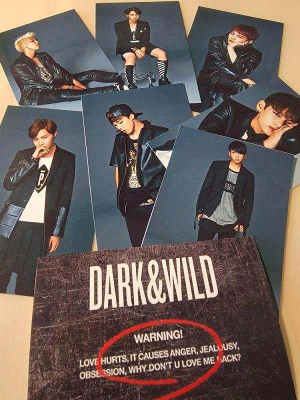 BTS Dark & Wild 2014 Photocards