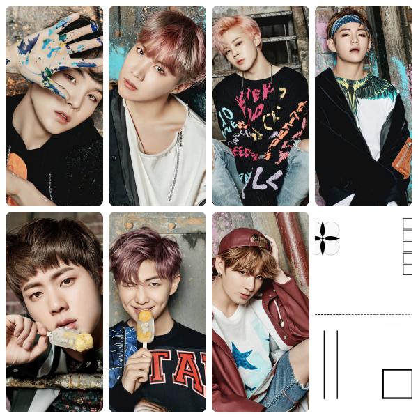 BTS - You Never Walk Alone Postcards